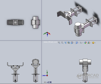 氣動手柄設計模型 基于SolidWorks的機械設備模型下載指南
